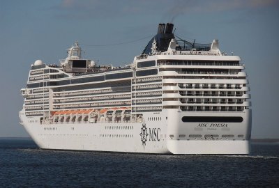 MSC Poesia (Fot.: Wikimedia Commons) Wycieczkowce w Porcie Gdynia