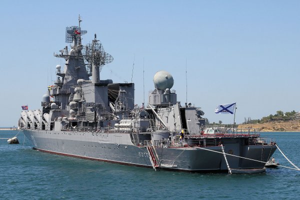 Krążownik Moskwa odpalił na Morzu Czarnym pocisk manewrujący Wulkan