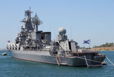 Krążownik Moskwa odpalił na Morzu Czarnym pocisk manewrujący Wulkan