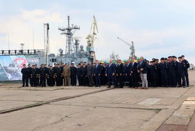 Dzień podpisania umowy na dostawę trzech fregat Miecznik (Fot.: Sławomir Lewandowski / PORTALMORSKI.PL) Szef BBN: Kontrakt na fregaty to przełom w modernizacji