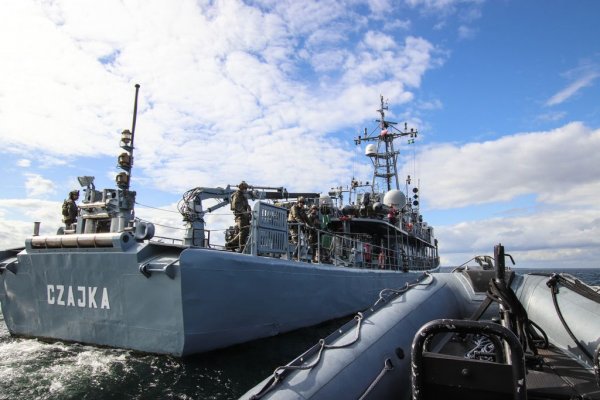 ORP Czajka w ćwiczeniu Ocean 2020