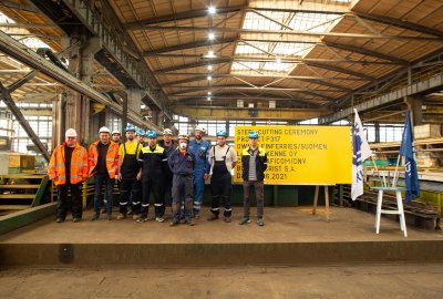 W stoczni Crist SA powstaje kolejny prom hybrydowy