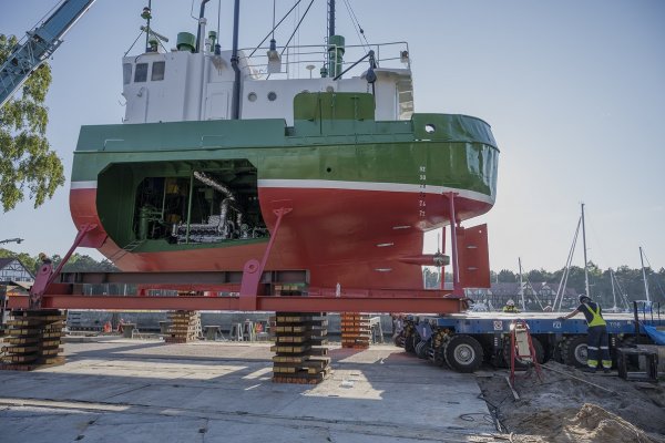 Największy eksponat już w Muzeum Archeologii Podwodnej i Rybołówstwa Bałtyckiego