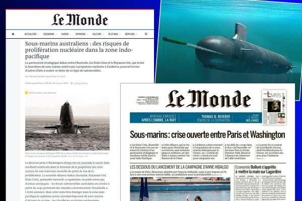 ''Le Monde'': AUKUS niesie ryzyko rozprzestrzeniania broni jądrowej na Pacyfiku