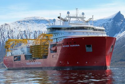 Nexans Aurora (Fot.: Ulstein Group) Kablowiec Nexans Aurora uroczyście ochrzczony!