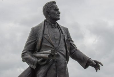 Odsłonięcie pomnika inż. Tadeusza Wendy