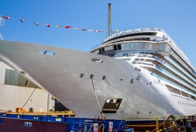 Viking Mars (Fot.: Fincantieri / Twitter) Najnowszy statek Viking Cruises już na wodzie
