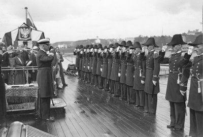 Z prymusami na ORP Bałtyk, 1934 rok Wielki admirał małej floty