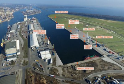 Kanał Dębicki (Fot.: mat. pras. ZMPSiŚ SA) Port Szczecin zwiększa wydajność nabrzeży w Kanale Dębickim