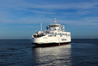 Salish Heron na próbach morskich na Zatoce Gdańskiej Próby morskie promu Salish Heron z Remontowej Shipbuilding