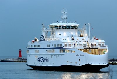 Prom Salish Heron ze stoczni Remontowa Shipbuilding płynie do Kanady