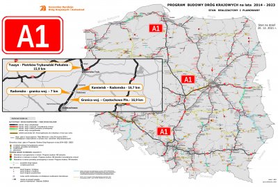 Autostrada A1 Droga ważna dla portów Trójmiasta - niemal cała A1 oddana do ruchu