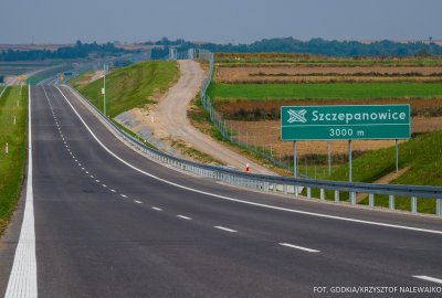 Fot.: GDDKiA / Krzysztof Nalewajko Ważny odcinek S7 w Małopolsce oddany do ruchu!