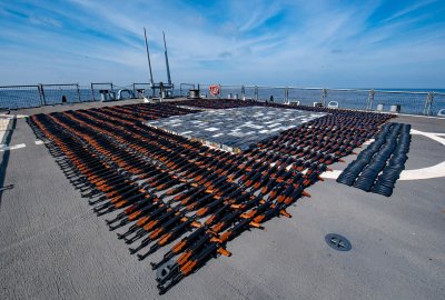 Na Zatoce Perskiej udaremniono przerzut broni dla rebeliantów Huti