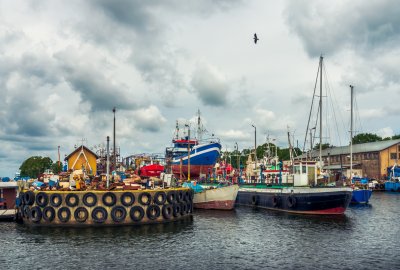 Fot. Shutterstock Protest ostrzegawczy rybaków przybrzeżnych w portach i przystaniach nad polskim Bałtyki...
