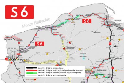 Trasa Szczecin - Trójmiasto - umowa na projekt i budowę S6 między obwodn...