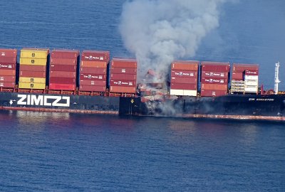 Na wodach kanadyjskich kolejny poważny pożar na kontenerowcu