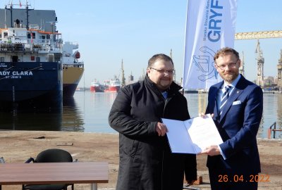 MSR „Gryfia”: Podpisano zgodę na budowę infrastruktury dla nowego doku