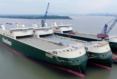 Seria statków Finneco (Fot.: Finnlines) Pierwszy hybrydowy statek ro-ro we flocie Finnlines