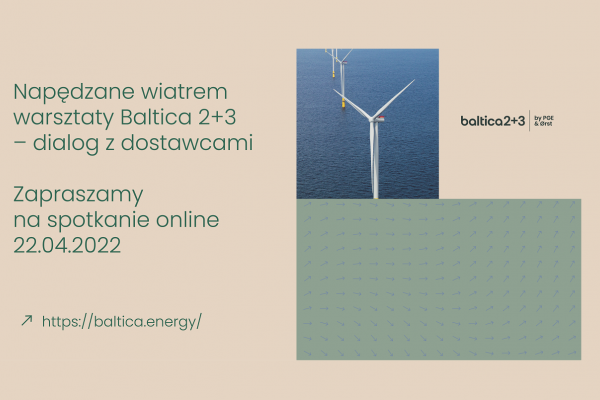 PGE i Ørsted zapraszają dostawców do rozmów o budowie Morskiej Farmy Wiatrowej Baltica...