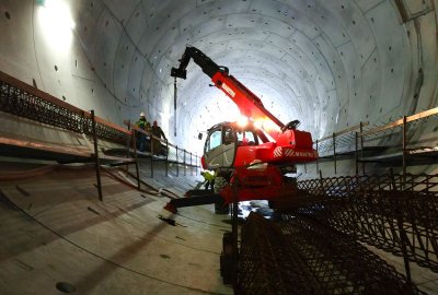 Świnoujście. Tak powstaje konstrukcja pod jezdnię w tunelu