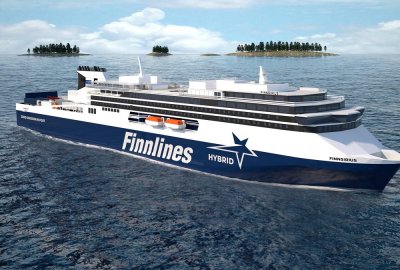 MS Finnsirius (Fot.: Finnlines Plc.) Finnlines: Stępka pod budowę pierwszego statku Superstar