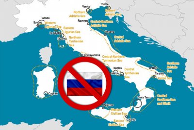Porty we Włoszech od niedzieli zamknięte dla rosyjskich statków