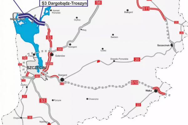 Decyzja ZRID dla drogi S3 Świnoujście-Dargobądz