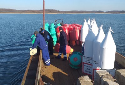 Do środy potrwa znakowanie szlaków na Wielkich Jeziorach Mazurskich