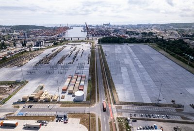 Rekordowa budowa placów manewrowo-składowych w Porcie Gdynia