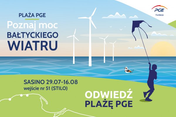 Plaża PGE zawita w Sasinie. II edycja projektu 