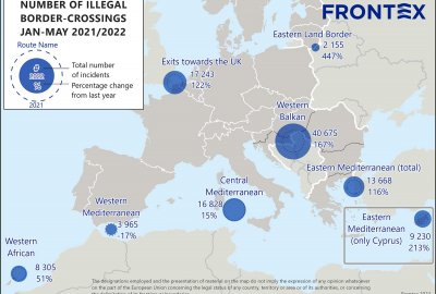Frontex: wzrost nielegalnej migracji do UE, o 82 proc. od stycznia do ma...
