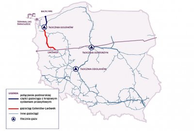 Gazociąg Goleniów-Lwówek Gaz-System: najdłuższy lądowy odcinek Baltic Pipe w Polsce gotowy do wypełnienia gazem...