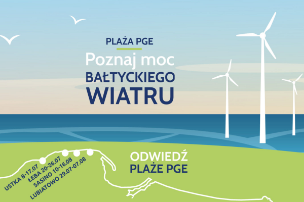 PGE startuje z II edycją projektu „PLAŻA PGE – POZNAJ MOC BAŁTYCKIEGO WIATRU”