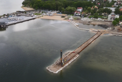 Postępuje remont w puckiej marinie