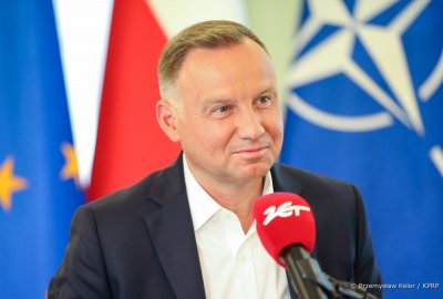 Prezydent Andrzej Duda (Fot.: Przemysław Keler / KPRP) Prezydent o sytuacji na Odrze: to najprawdopodobniej splot przyczyn naturalnych z przyc...