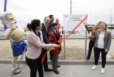 Otwarcie mariny w Górkach Zachodnich (Fot.: Gdańsk.pl) Zmodernizowana przystań jachtowa w Górkach Zachodnich już otwarta