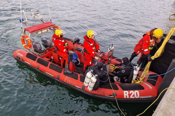 Gdynia: Samochód wjechał do kanału portowego, kierowca sam opuścił pojazd