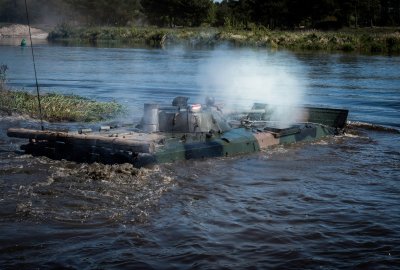 Przeprawa przez Narew w ramach ćwiczeń Anakonda-23