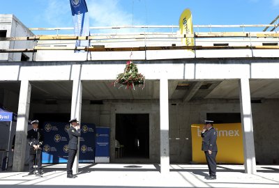 Na budowie Centrum Offshore zawisła tradycyjna wiecha