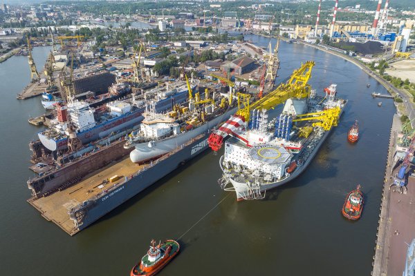 Ukończony w Remontowej statek instalacyjny gotowy do budowy farm wiatrowych