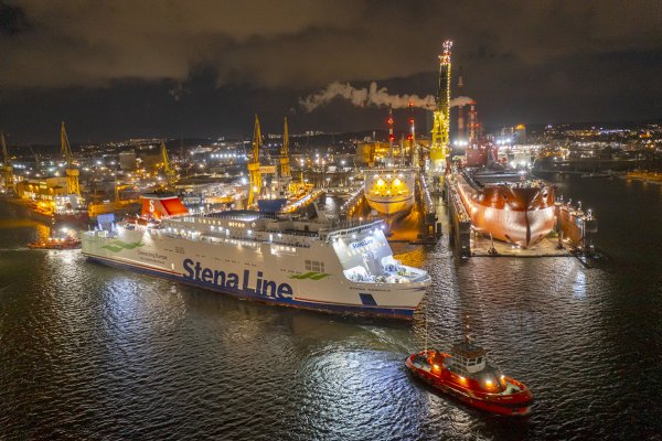 Stena Nordica bardziej komfortowa po przebudowie w Remontowej