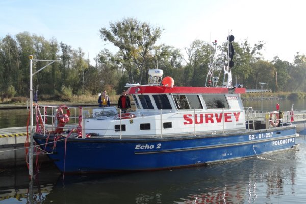 Na Zalewie Szczecińskim poszukiwano kolejnych szczątków amerykańskiego samolotu B-17G...