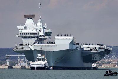 HMS Prince of Wales (Fot.: Royal Navy) Awaria lotniskowca HMS Prince of Wales