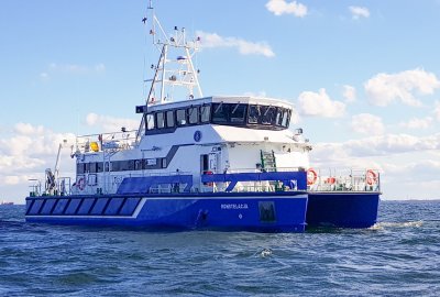 Konstelacja (Fot.: Urząd Morski w Gdyni) Konstelacja potwierdziła lokalizację wraku samochodu, który wpadł do kanału portowego...
