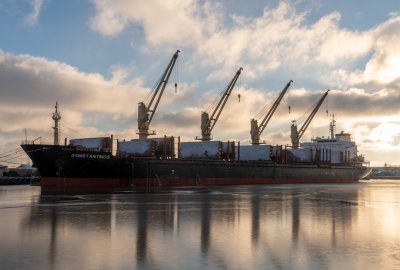 Zapalił się złom w ładowni masowca zacumowanego na terenie gdańskiego po...