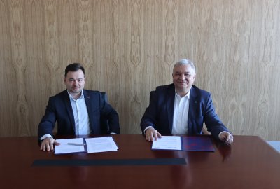 Porozumienie o współpracy podpisali prof. Andrzej Seweryn, dziekan Wydziału Inżynierii Mechanicznej i Okrętownictwa oraz Szymon Koseski, członek zarządu MARKOS MARKOS i Politechnika Gdańska zostali partnerami