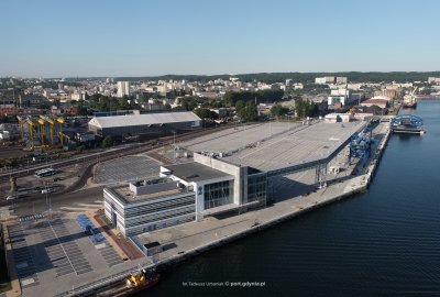 Terminal Promowy w Gdyni (Fot.: Tadeusz Urbaniak / Port Gdynia SA) Port Gdynia odznaczony za budowę Publicznego Terminalu Promowego