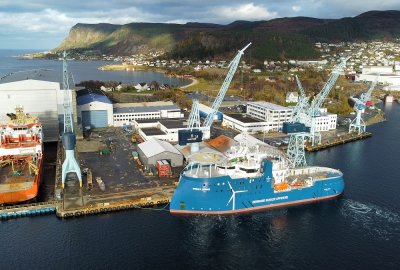 Windea Leibniz - statek do obsługi morskich farm wiatrowych przejdzie modernizację