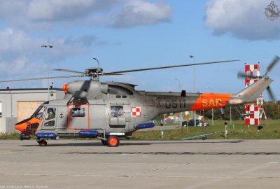 Ewakuacja chorego członka załogi statku Potentia